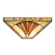 Effectieve wandlamp AMALIA in Tiffany-stijl
