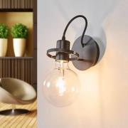 Design-wandlamp Radio in zwart