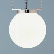 Hanglamp in Bauhaus-stijl, nikkel, 40 cm