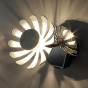 LED wandlamp Bloom zilver