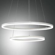 LED hanglamp Giotto, 2-lamps, wit