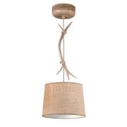 Hanglamp Sabina met stoffen kap, 1-lamp, 30 cm