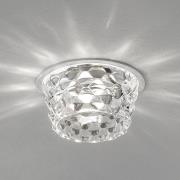 Glazen LED plafond inbouwlamp helder