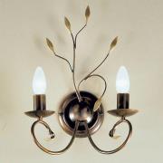 Sfeervolle wandlamp REGINE in antiek goud