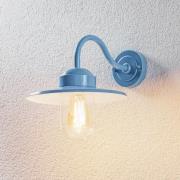 Blauwe buitenwandlamp Dolce