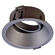 Inbouwlamp Comfort, rond, aluminium