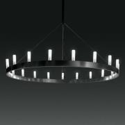 Imposante kroonluchter Chandelier, zwart