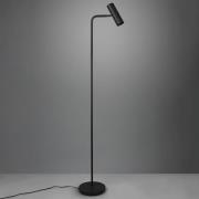 Vloerlamp Marley, mat zwart