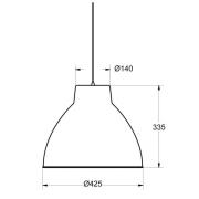 Aluminor S2089 hanglamp in industriële stijl