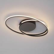 LED plafondlamp Ophelia, zwart