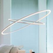 Nemo Ellisse Double hanglamp 2700K aluminium