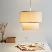 Pauleen Soft Shine hanglamp van beige stof