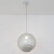 Hanglamp Utopistico in zilver Ø 40 cm