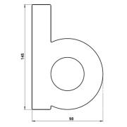 Albert Leuchten Huisnummer - letter b