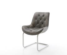 DELIFE Sledemodel Taimi-Flex microvelours grijs antiek sledemodel rond...
