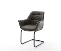 DELIFE Sledemodel Kaira-Flex microvelours antraciet vintage sledemodel...