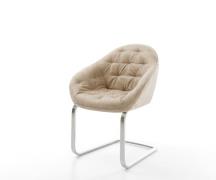 DELIFE Sledemodel Gaio-Flex microvelours beige vintage sledemodel vlak...