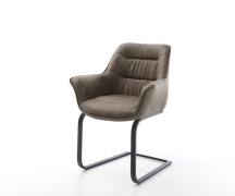 DELIFE Sledemodel Kaira-Flex microvelours taupe vintage sledemodel vla...