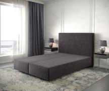 DELIFE Boxspring frame Dream-Well 140x200 cm Zwart Mikrofaser