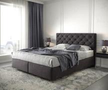 DELIFE Boxspringbed Dream-Great 160x200 microvezel zwart