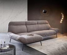 DELIFE Hoekbank Shape High 305x160 steengrijs Longchair links by ES br...