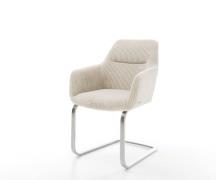 DELIFE Sledemodel Pejo-Flex koord beige sledemodel vlak roestvrij staa...