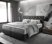 DELIFE Boxspringbed Dream-Great 180x200 cm Microvezel Antraciet Vintag...