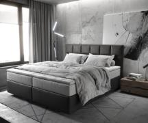 DELIFE Boxspringbed Dream-Fine 180x200 cm Microvezel Antraciet Vintage...