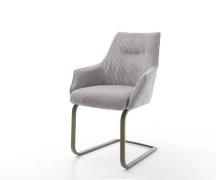 DELIFE Sledemodel Alja-Flex met armleuning koord zilver grijs sledemod...