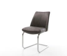 DELIFE Sledemodel Elso-Flex microvelours antraciet vintage sledemodel ...