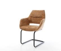 DELIFE Sledemodel Yago-Flex met armleuning chenille Roest sledemodel r...