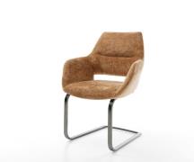 DELIFE Sledemodel Yago-Flex met armleuning chenille roest sledemodel v...