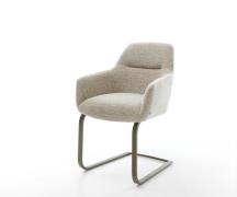 DELIFE Sledemodel Pejo-Flex geweven stof beige sledemodel vlak afwerki...