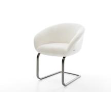 DELIFE Sledemodel Vinka-Flex met armleuning bouclé zacht beige sledemo...