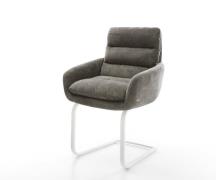 DELIFE Sledemodel Abelia-Flex met armleuning bouclé zacht mud sledemod...