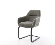 DELIFE Sledemodel Pejo-Flex bouclé zacht mud sledemodel vlak zwart poc...