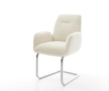 DELIFE Sledemodel Zoa-Flex teddy beige sledemodel vlak roestvrij staal...