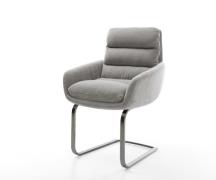 DELIFE Sledemodel Abelia-Flex met armleuning zachte stof met structuur...