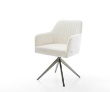 DELIFE Draaistoel Greg-Flex bouclé zacht beige kruisframe breed grafie...