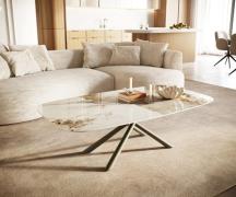 DELIFE Salontafel Edge Boot 140x80 cm keramiek Minas Melange Sarity Me...