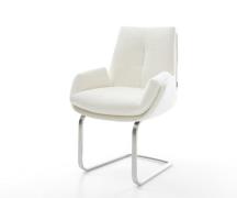 DELIFE Sledemodel Clea-Flex bouclé zacht beige sledemodel vlak roestvr...