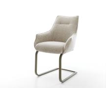 DELIFE Sledemodel Alja-Flex met armleuning geweven stof beige sledemod...