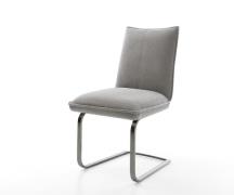 DELIFE Sledemodel Lelio-Flex zachte stof met structuur grijs sledemode...