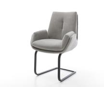 DELIFE Sledemodel Clea-Flex zachte stof met structuur grijs sledemodel...