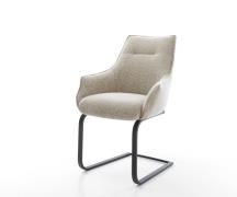 DELIFE Sledemodel Alja-Flex met armleuning geweven stof beige sledemod...