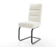 DELIFE Sledemodel Pela-Flex bouclé zacht beige sledemodel vlak zwart p...