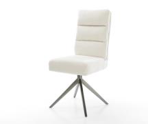 DELIFE Draaistoel Pela-Flex bouclé zacht beige kruisframe breed grafie...