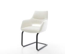 DELIFE Sledemodel Yago-Flex met armleuning bouclé zacht beige sledemod...