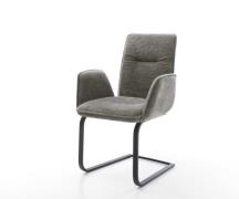 DELIFE Sledemodel Vinja-Flex bouclé zacht mud sledemodel vlak zwart