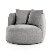 Fauteuil Louis met kussen - grijs Spark